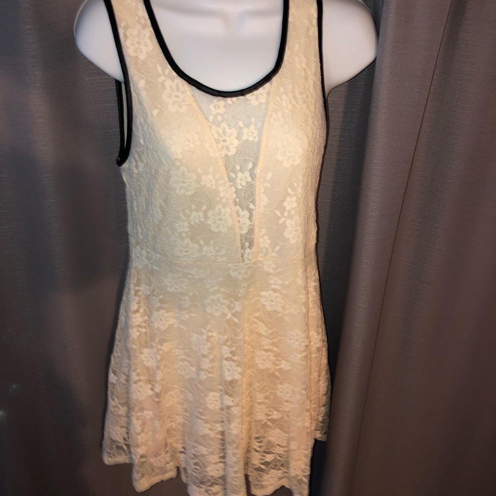 Cream Lace Dress
